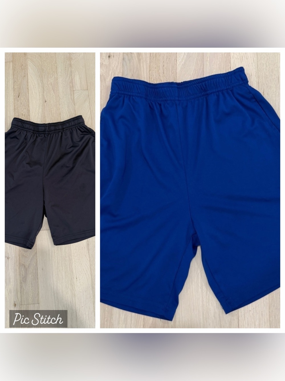 Russell Athletic Boys' Dri-Power Performance Shorts 2 Pairs Royal & Grey Large